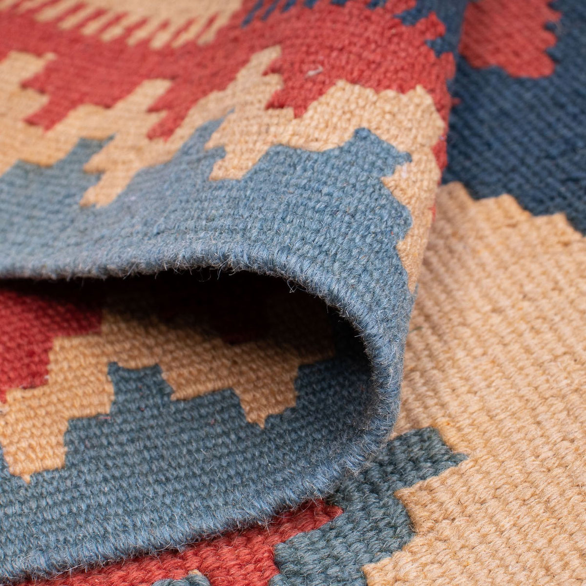 Dywan Kelim - Orientalny - 184 x 117 cm - jasnobrązowy