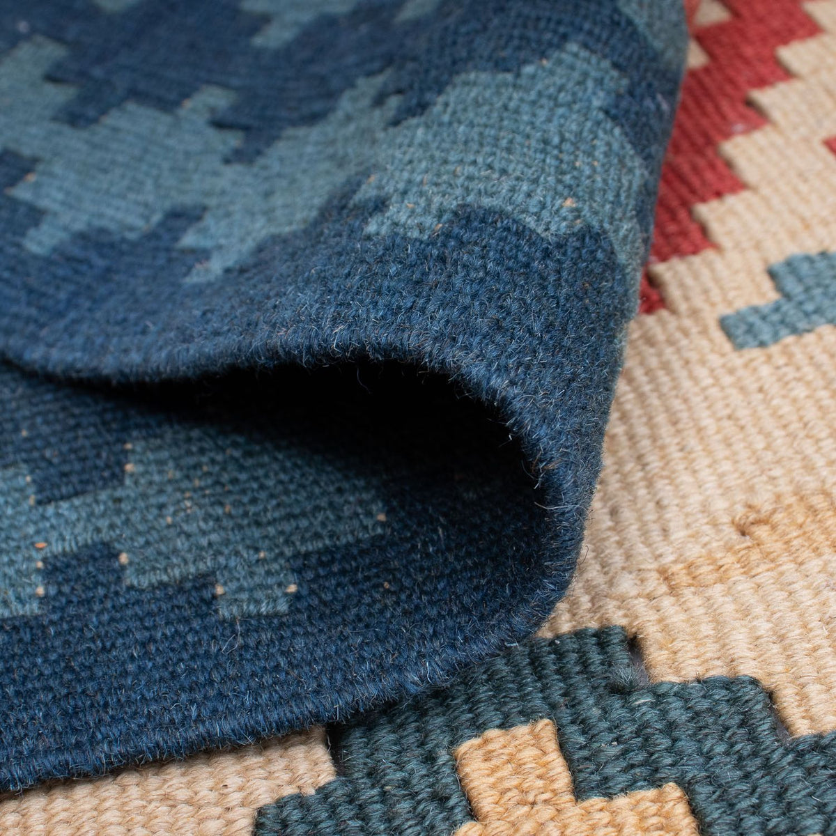 Dywan Kelim - Orientalny - 170 x 124 cm - wielokolorowy