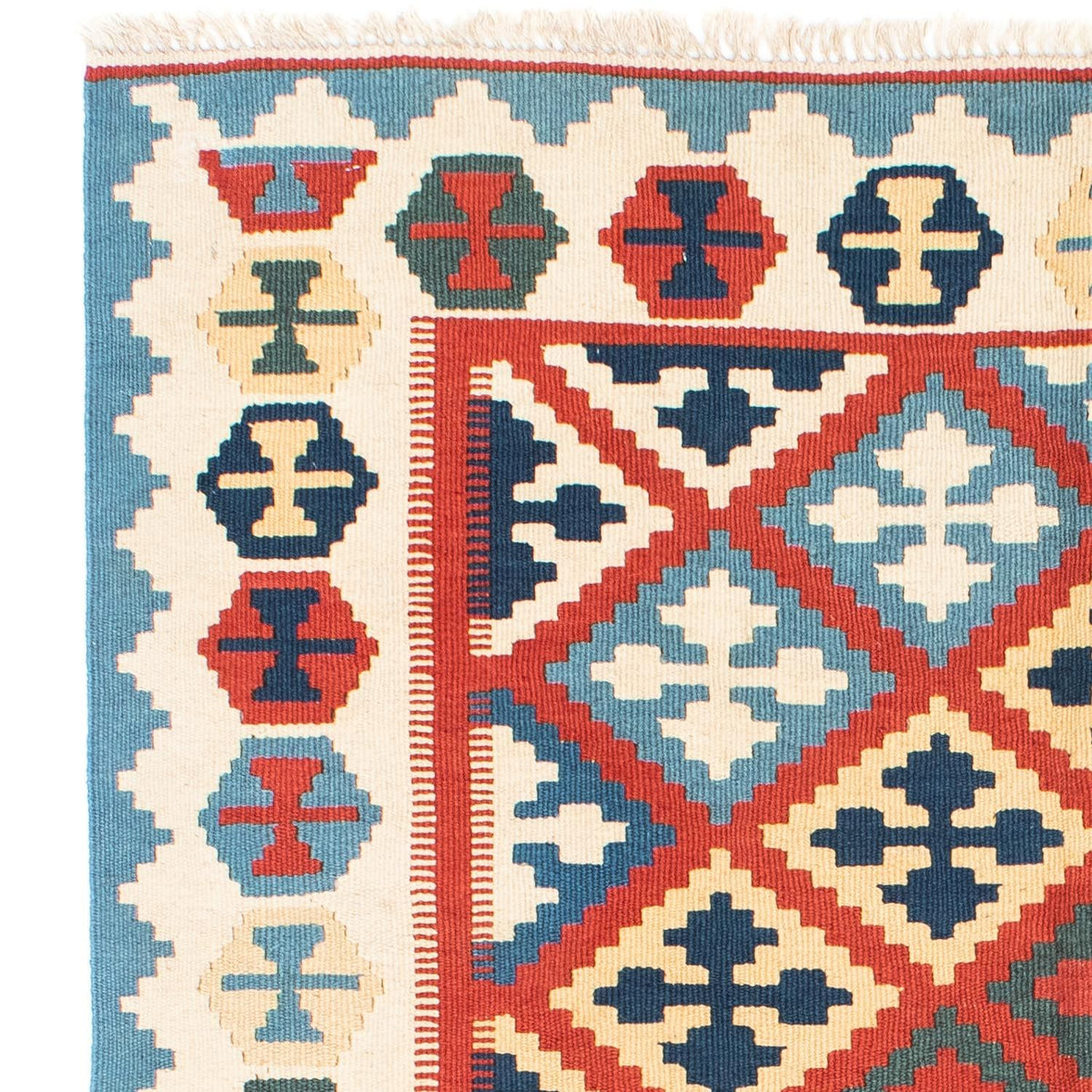 Dywan Kelim - Orientalny - 177 x 123 cm - beżowy