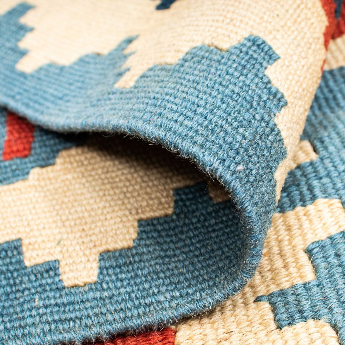 Dywan Kelim - Orientalny - 177 x 123 cm - beżowy