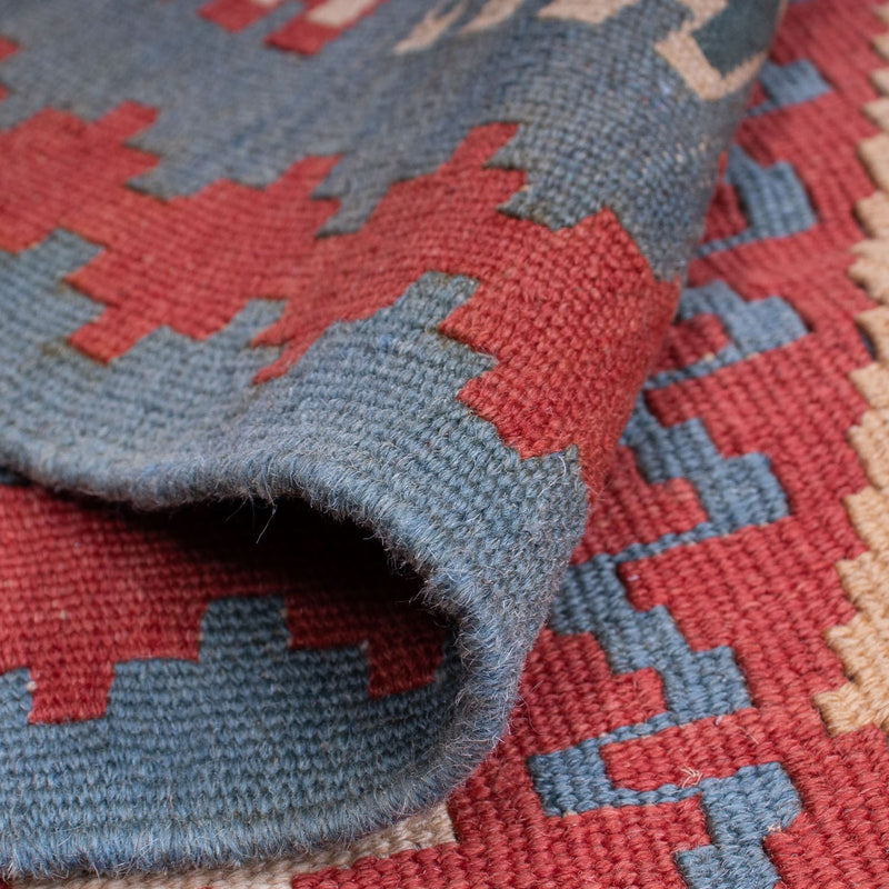 Dywan Kelim - Orientalny - 168 x 113 cm - ciemna czerwień