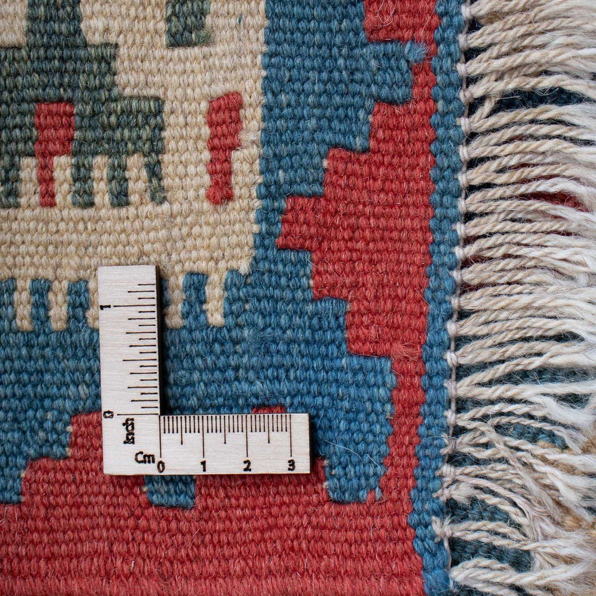 Dywan Kelim - Orientalny - 174 x 123 cm - niebieski