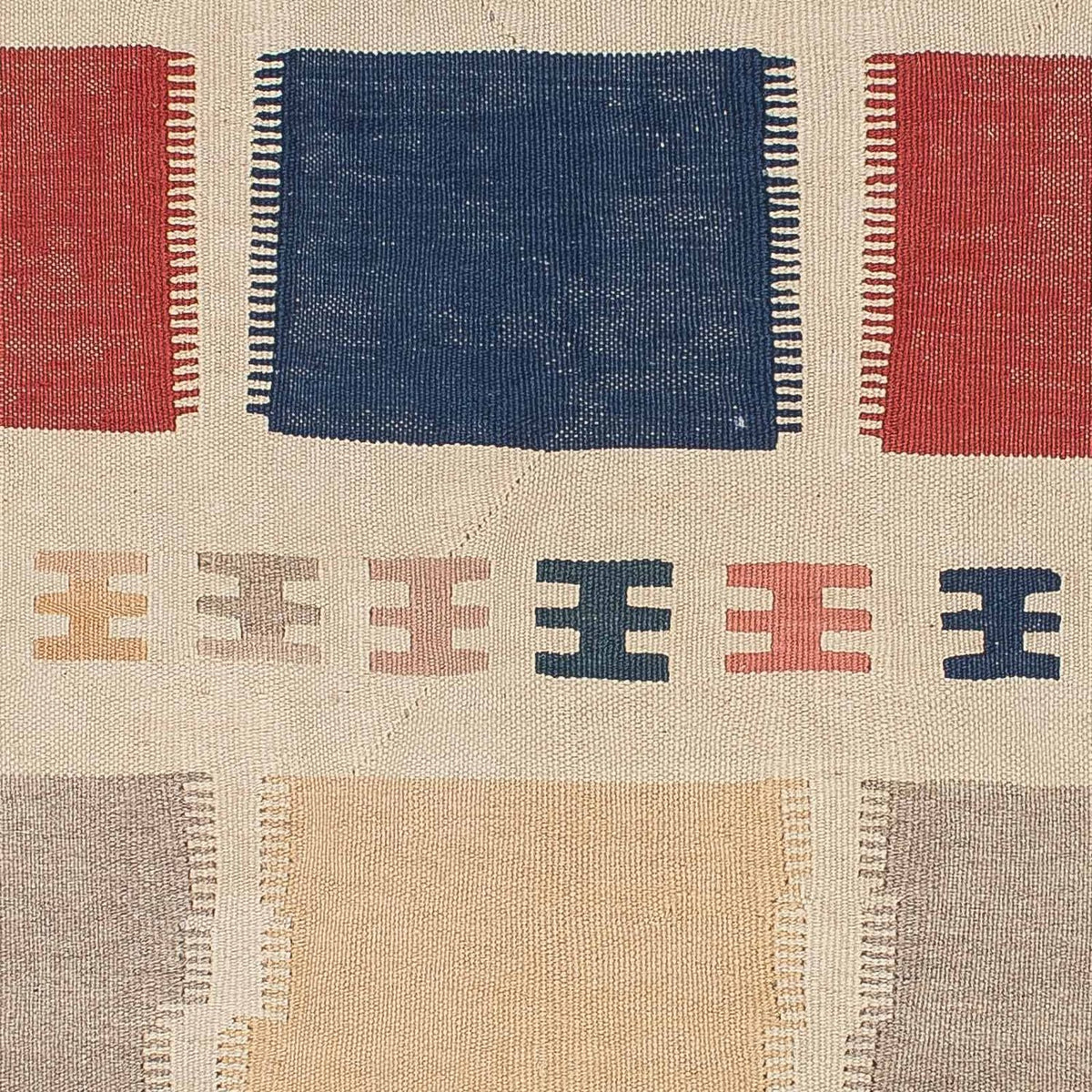 Dywan Kelim - Orientalny - 196 x 120 cm - beżowy