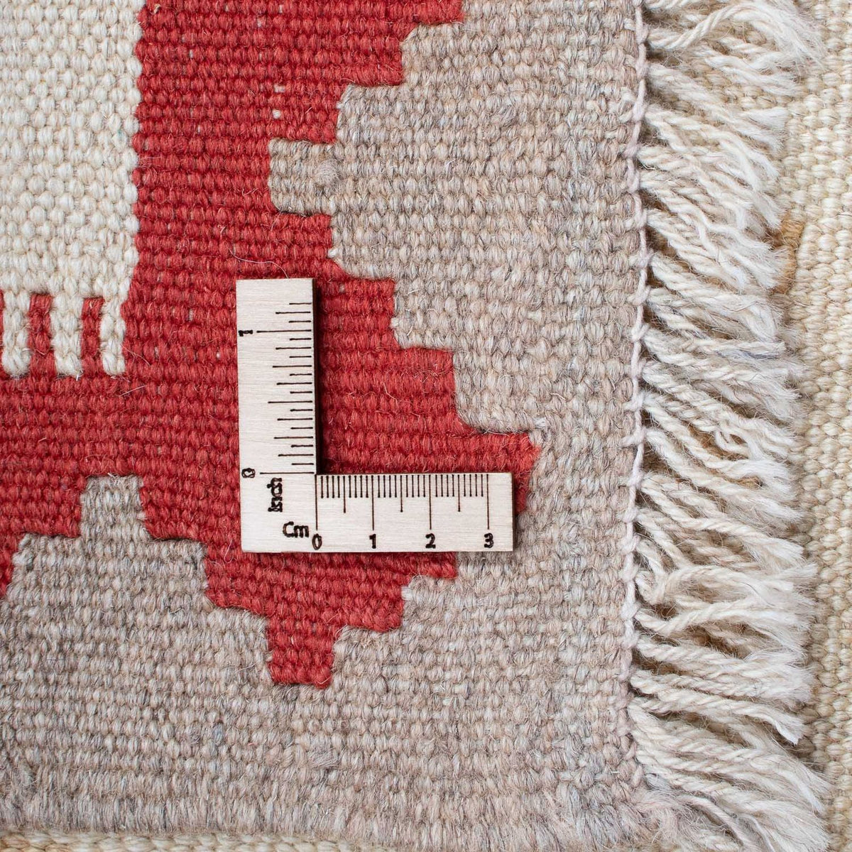 Dywan Kelim - Orientalny - 196 x 120 cm - beżowy