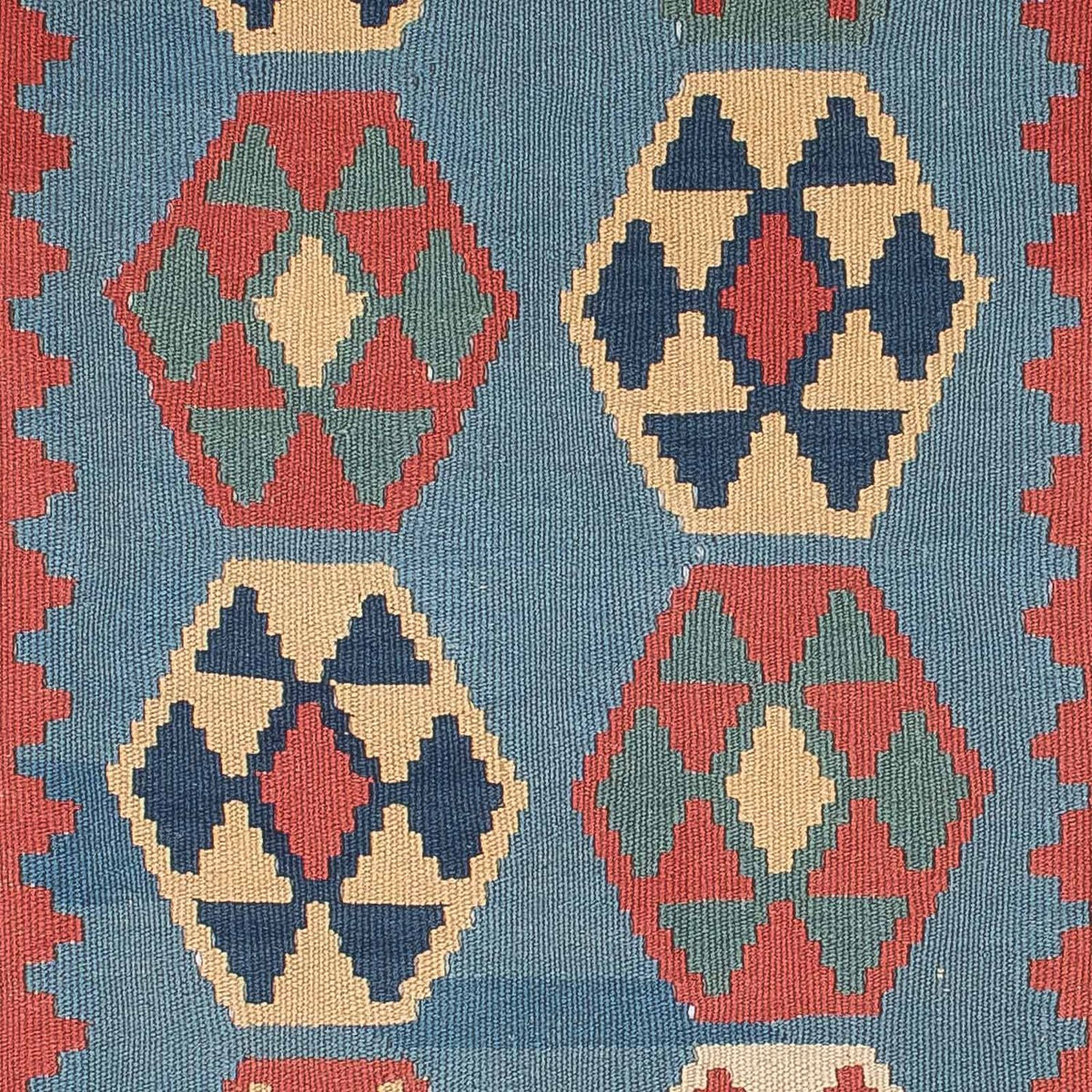 Dywan Kelim - Orientalny - 179 x 108 cm - niebieski