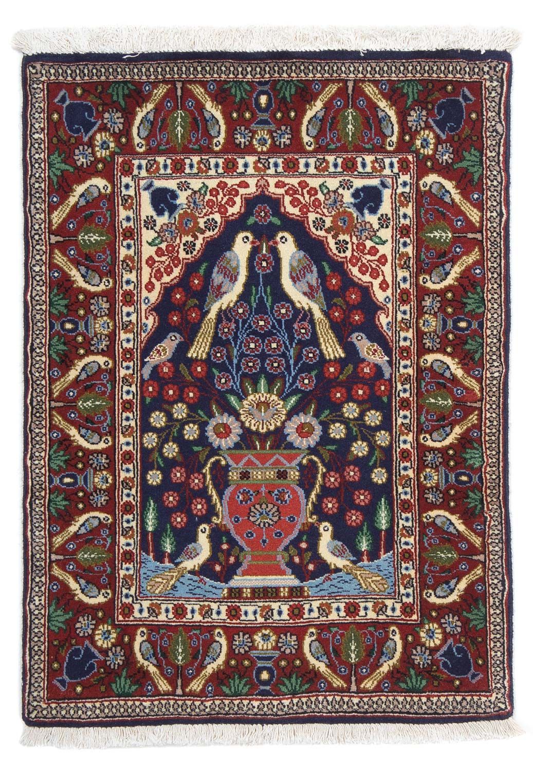 Dywan perski - Klasyczny - 84 x 60 cm - ciemnoniebieski