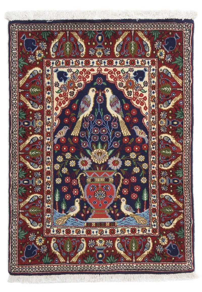 Dywan perski - Klasyczny - 84 x 60 cm - ciemnoniebieski