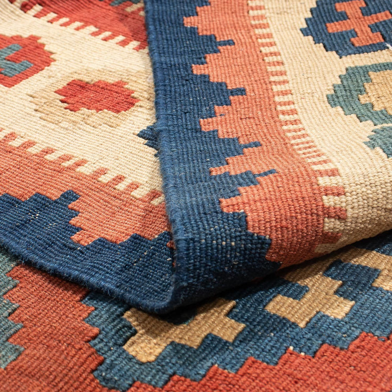 Dywan Kelim - Orientalny - 150 x 97 cm - czerwony