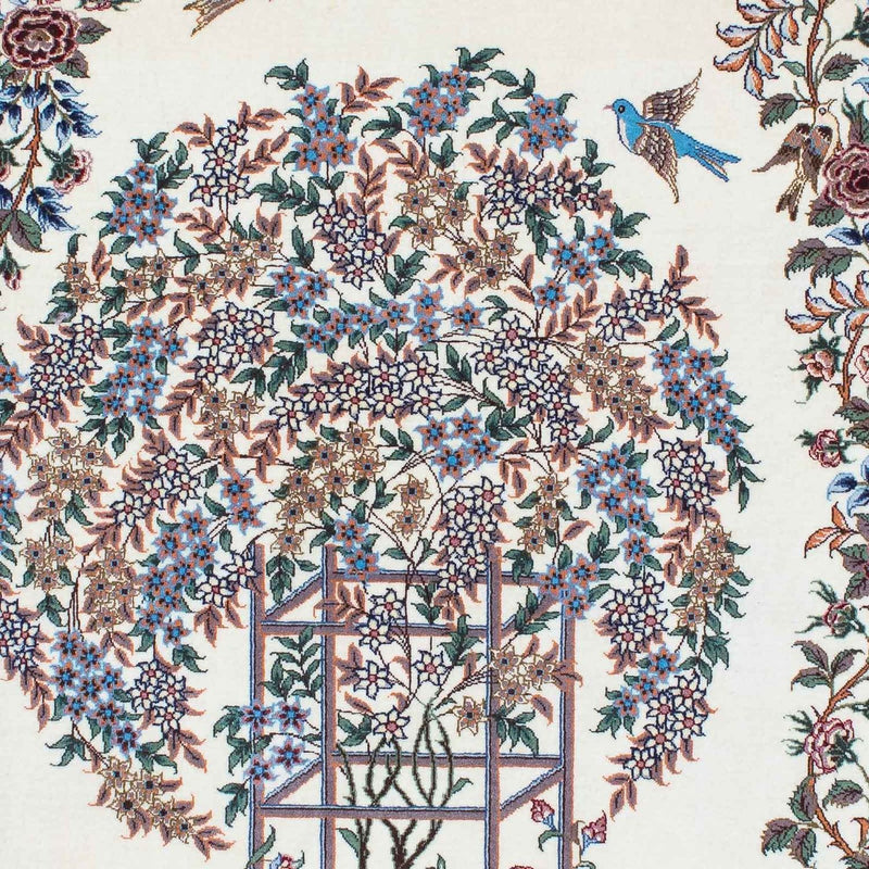 Dywan perski - Ghom - 202 x 135 cm - beżowy