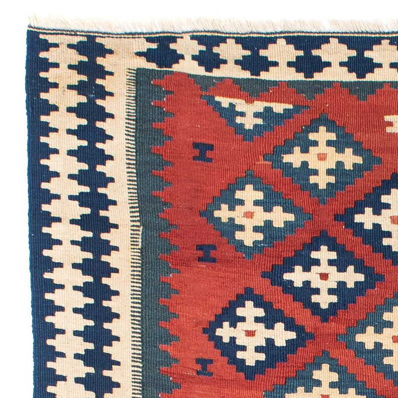 Dywan Kelim - Orientalny - 150 x 106 cm - ciemna czerwień