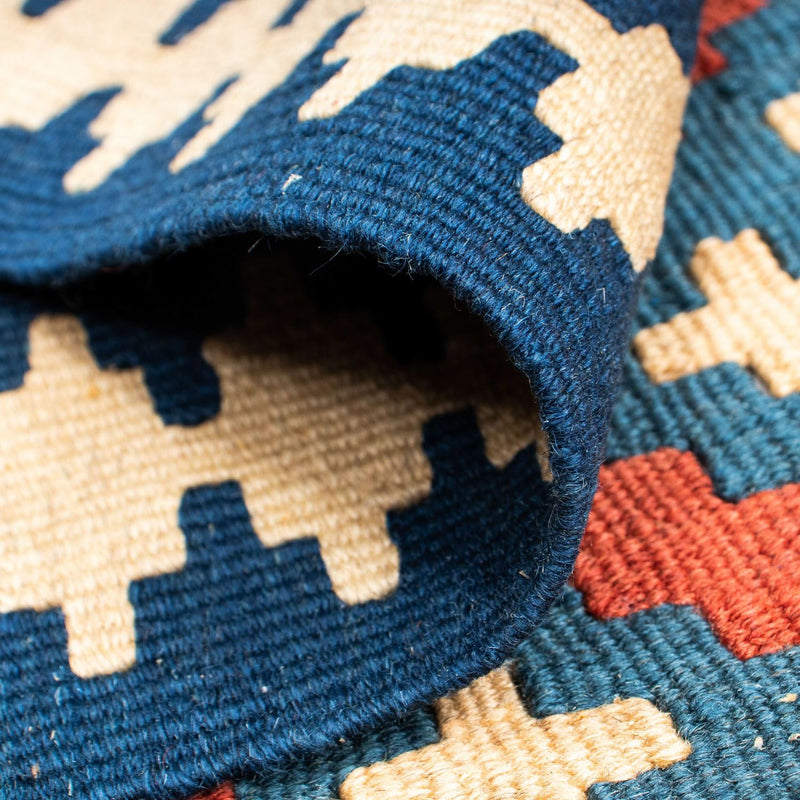 Dywan Kelim - Orientalny - 150 x 106 cm - ciemna czerwień