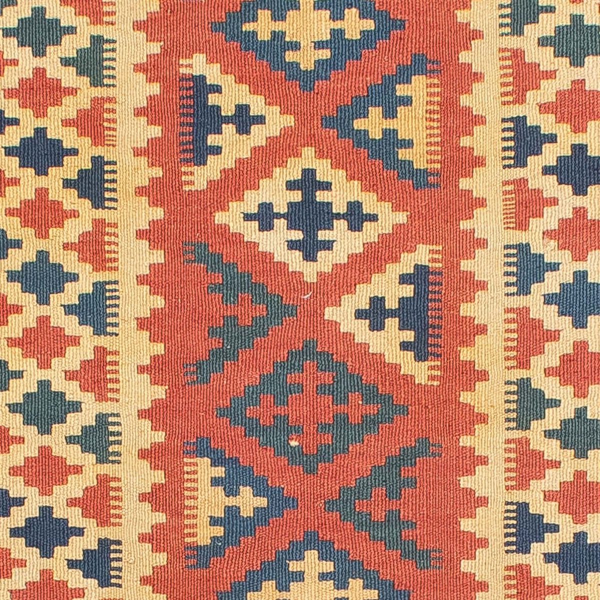 Biegacz Dywan Kelim - Orientalny - 300 x 84 cm - wielokolorowy