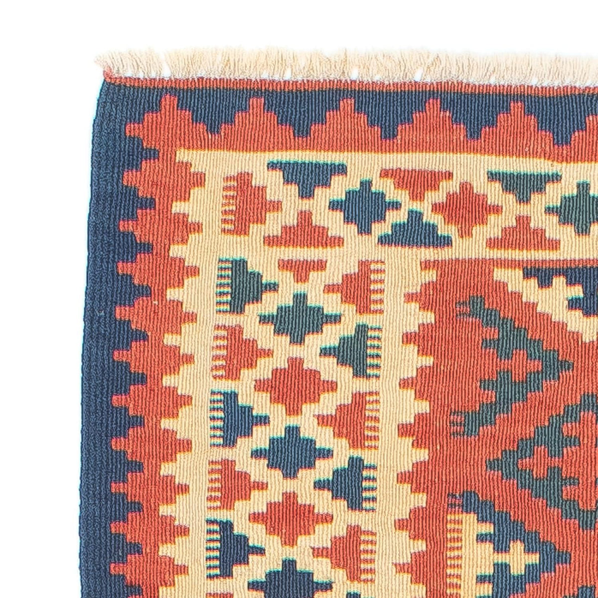 Biegacz Dywan Kelim - Orientalny - 300 x 84 cm - wielokolorowy