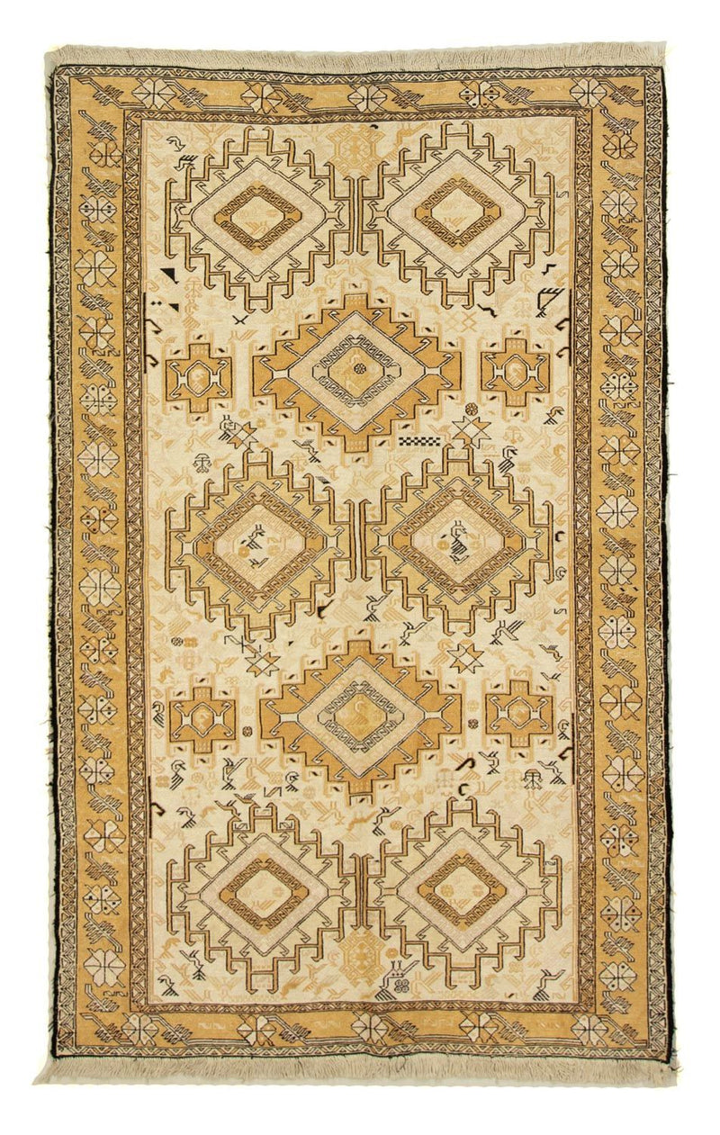 Biegacz Dywan Kelim - Orientalny - 194 x 23 cm - beżowy