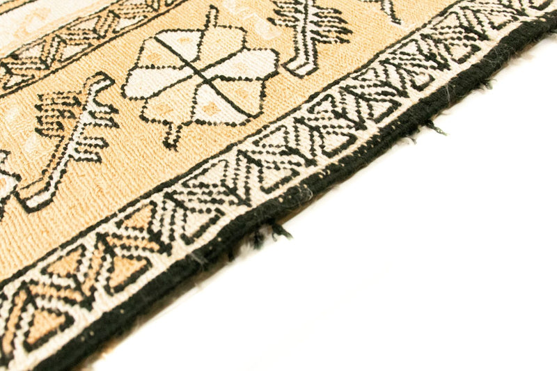 Biegacz Dywan Kelim - Orientalny - 194 x 23 cm - beżowy