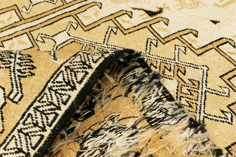 Biegacz Dywan Kelim - Orientalny - 194 x 23 cm - beżowy