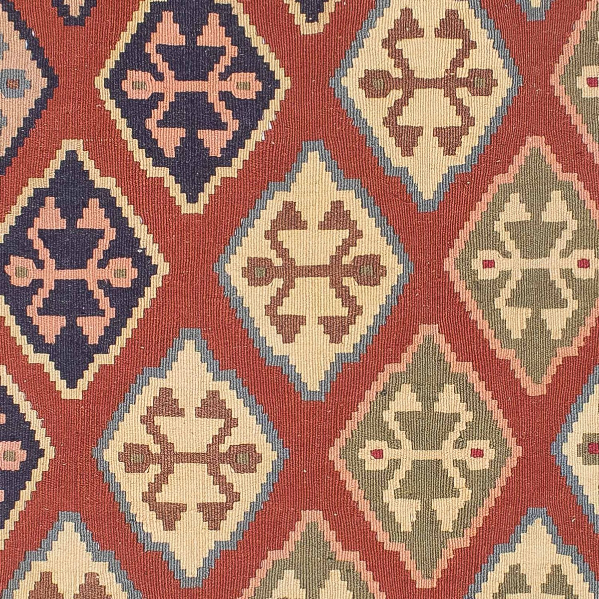 Dywan Kelim - Orientalny - 188 x 118 cm - ciemna czerwień