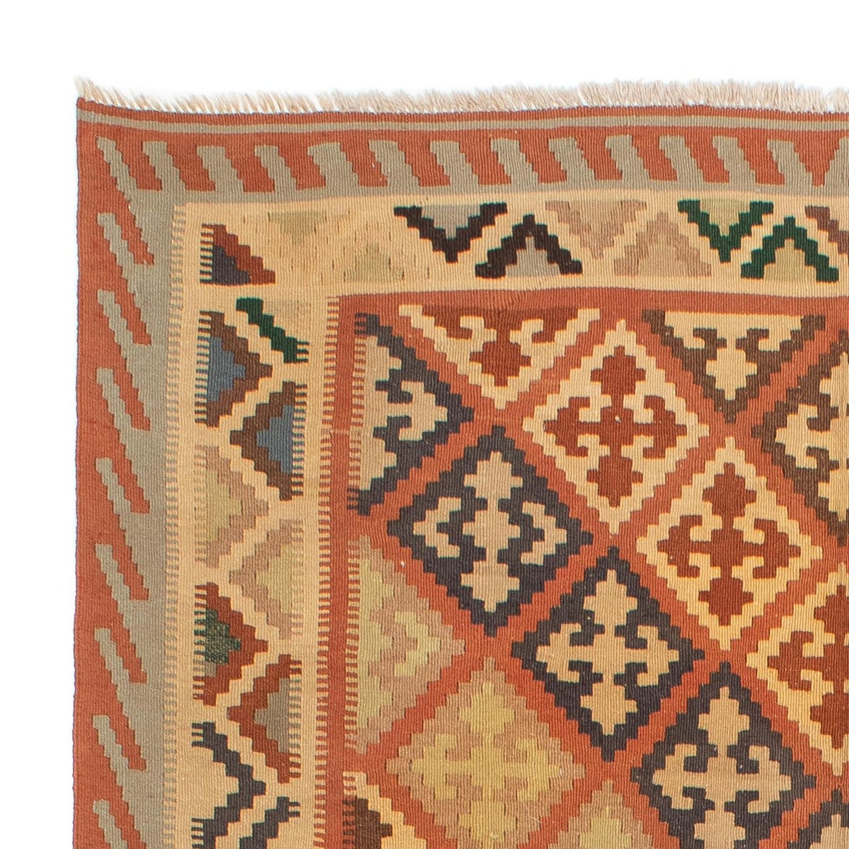 Dywan Kelim - Orientalny - 207 x 154 cm - wielokolorowy