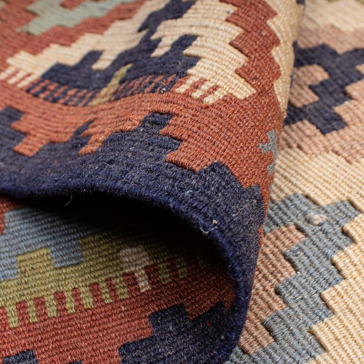 Dywan Kelim - Orientalny - 205 x 136 cm - wielokolorowy