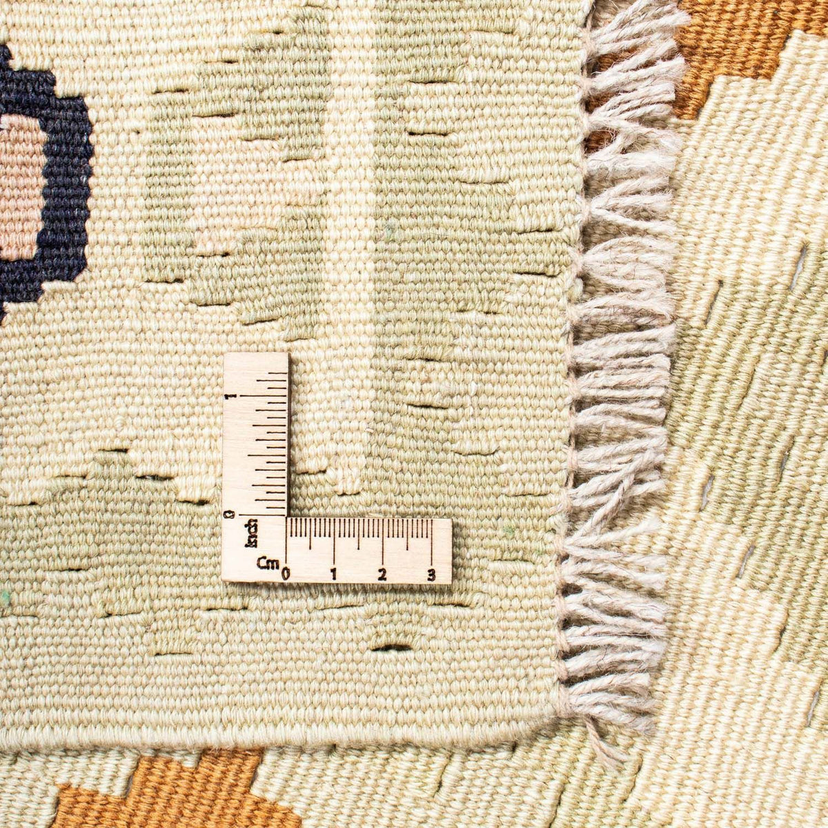 Dywan Kelim - Orientalny - 195 x 158 cm - beżowy