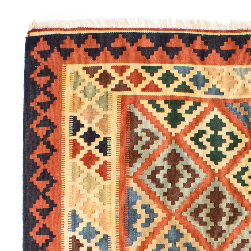 Dywan Kelim - Orientalny - 208 x 157 cm - rdza