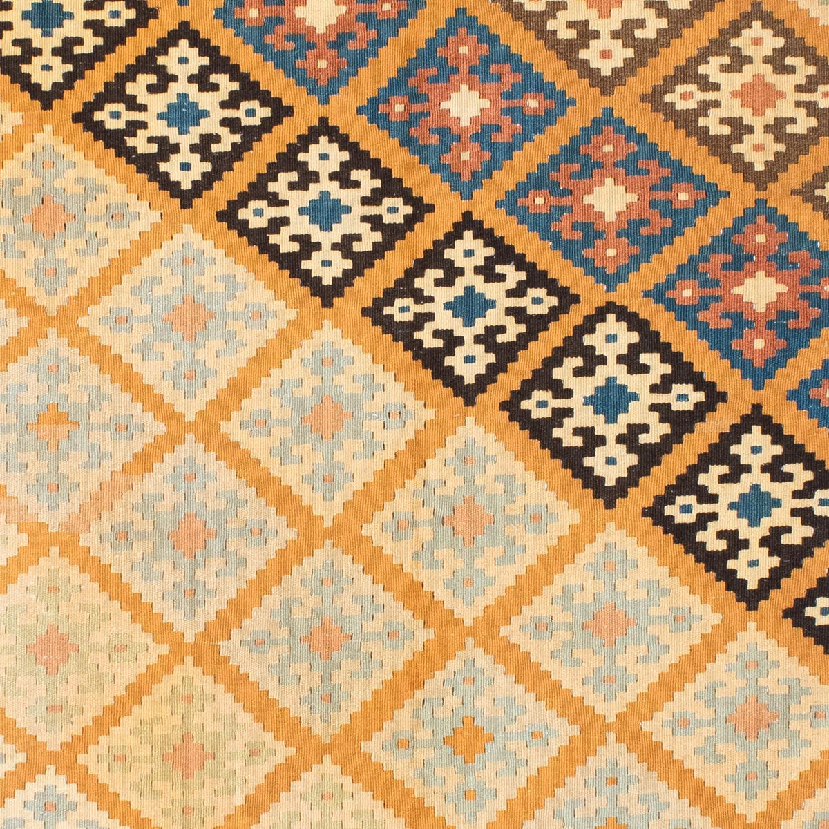 Dywan Kelim - Orientalny - 195 x 156 cm - jasnobrązowy