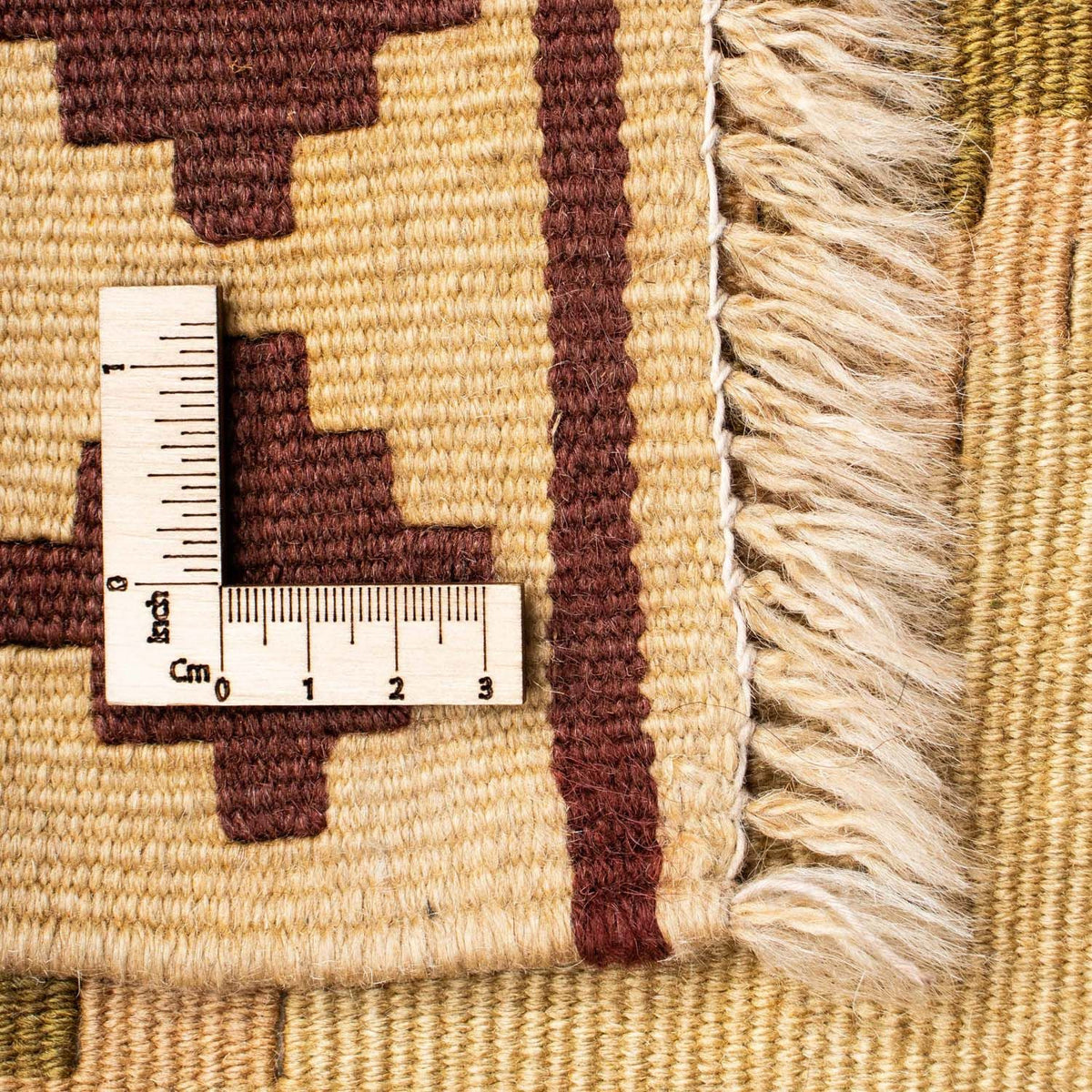 Dywan Kelim - Orientalny - 216 x 150 cm - jasny beż