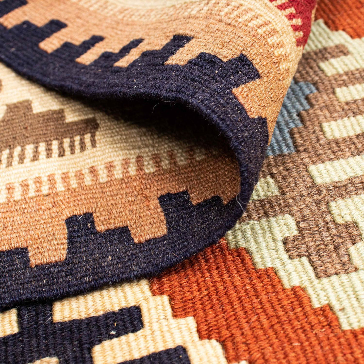 Dywan Kelim - Orientalny - 184 x 108 cm - beżowy