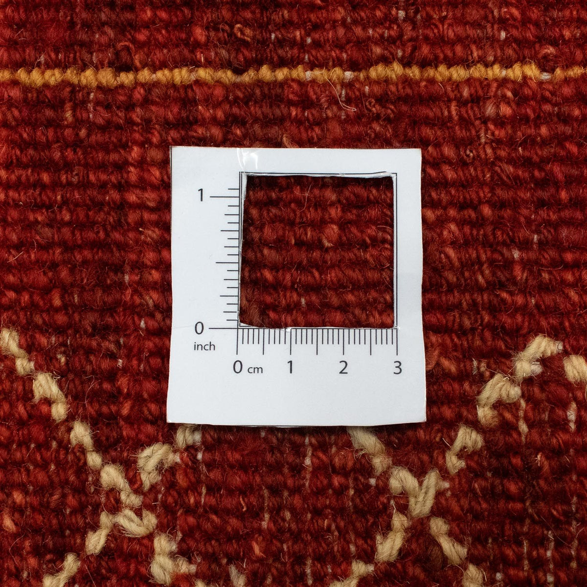 Dywan Gabbeh - perski - 178 x 118 cm - czerwony