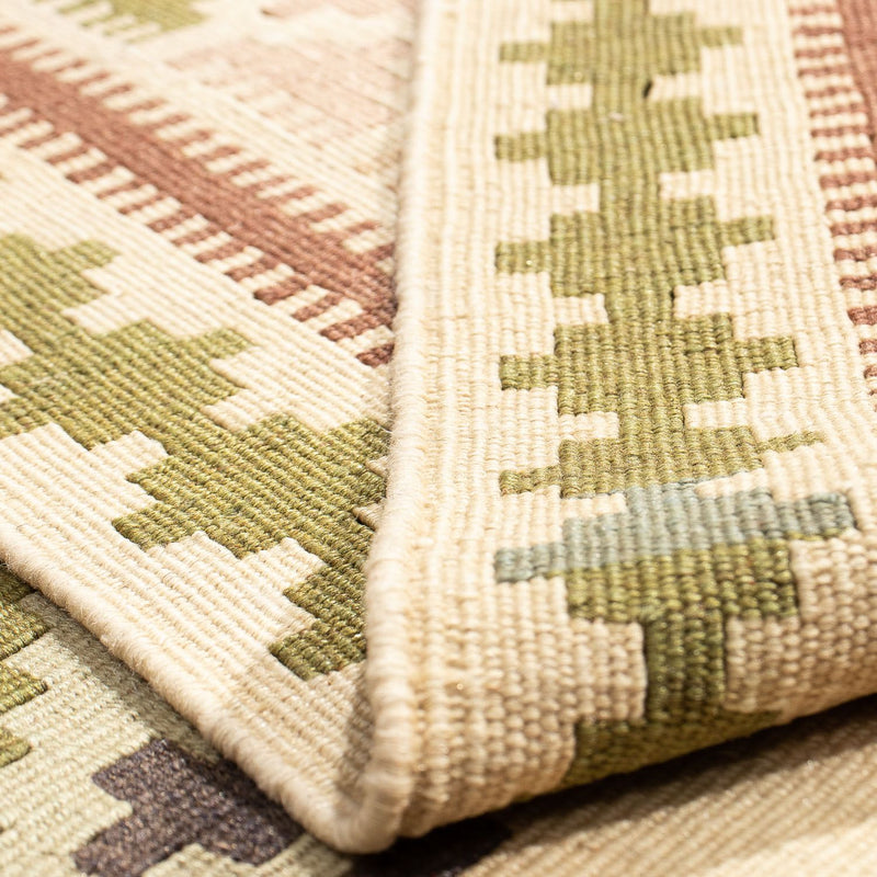 Dywan Kelim - Orientalny - 198 x 135 cm - jasnobrązowy