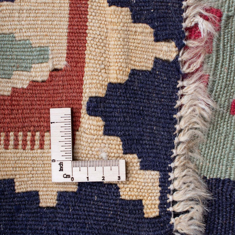 Dywan Kelim - Orientalny - 194 x 114 cm - wielokolorowy