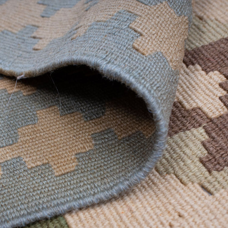 Dywan Kelim - Orientalny - 187 x 152 cm - jasnobrązowy