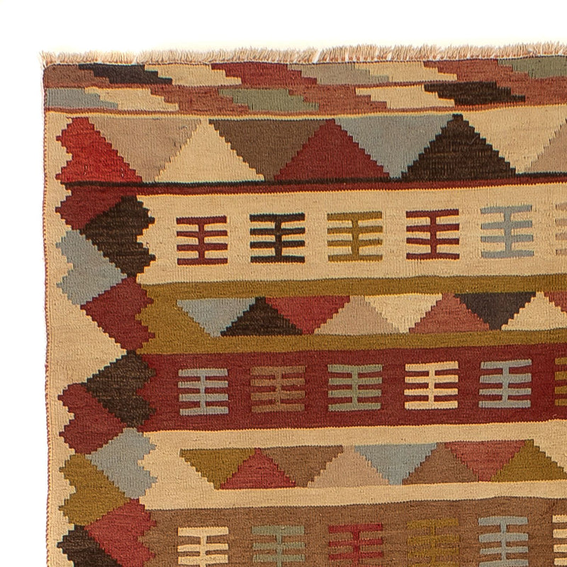 Dywan Kelim - Orientalny - 191 x 125 cm - brązowy