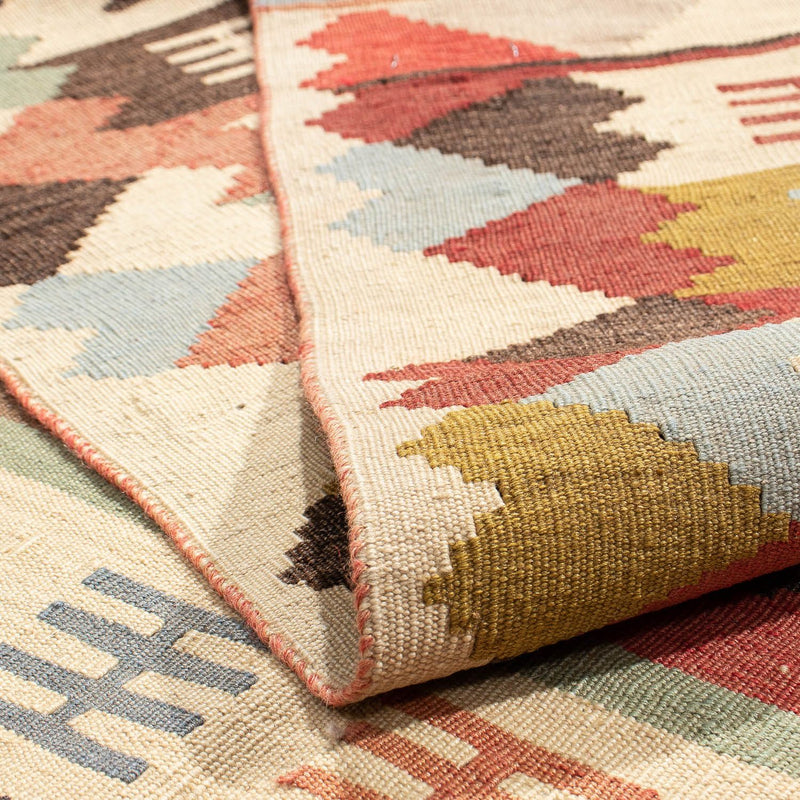 Dywan Kelim - Orientalny - 191 x 125 cm - brązowy