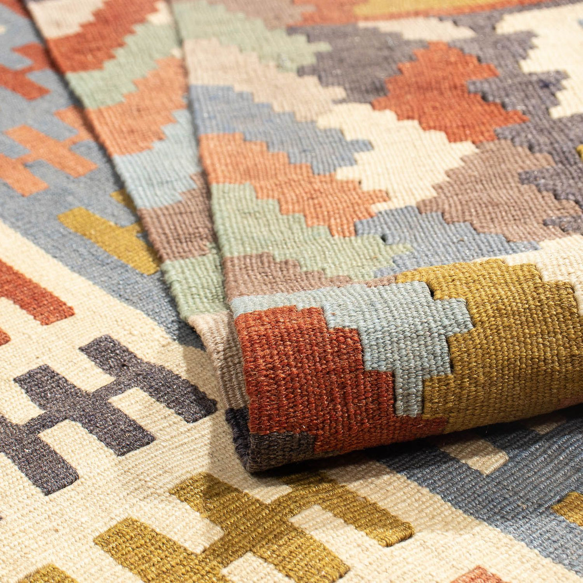 Dywan Kelim - Orientalny - 156 x 100 cm - wielokolorowy