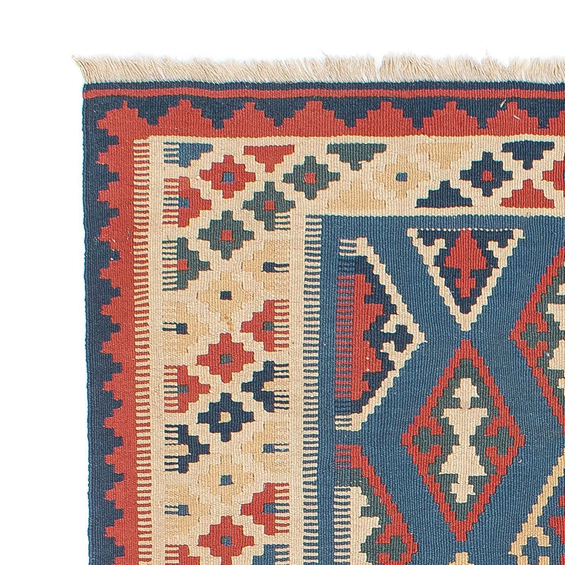 Dywan Kelim - Orientalny - 168 x 114 cm - niebieski