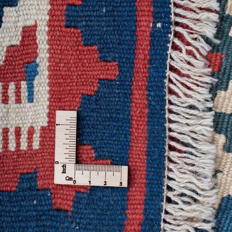 Dywan Kelim - Orientalny - 168 x 114 cm - niebieski