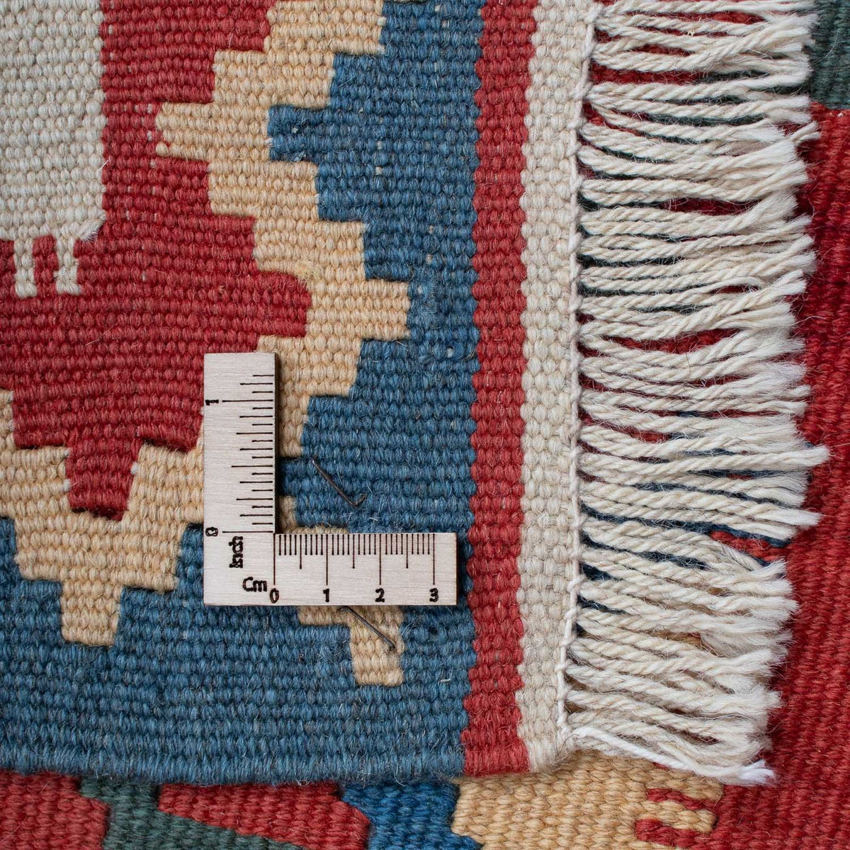 Dywan Kelim - Orientalny - 186 x 125 cm - ciemna czerwień