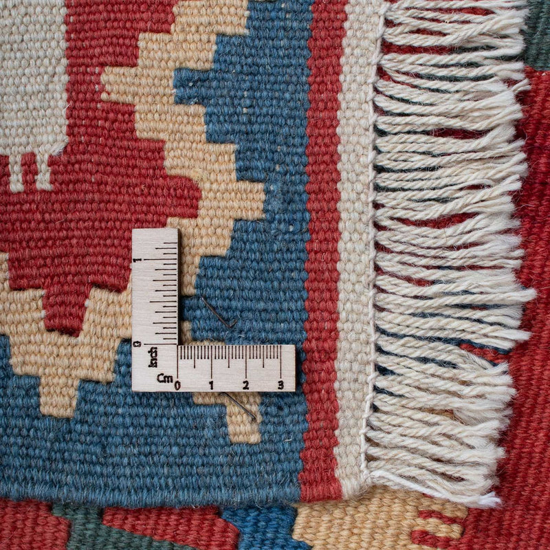 Dywan Kelim - Orientalny - 186 x 125 cm - ciemna czerwień