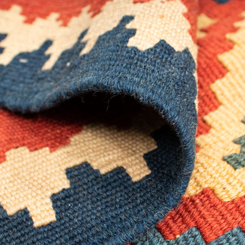 Dywan Kelim - Orientalny - 208 x 158 cm - wielokolorowy