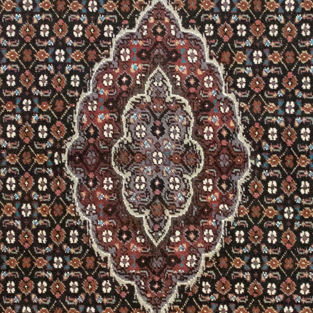 Dywan perski - Tabriz - 127 x 75 cm - ciemnoniebieski