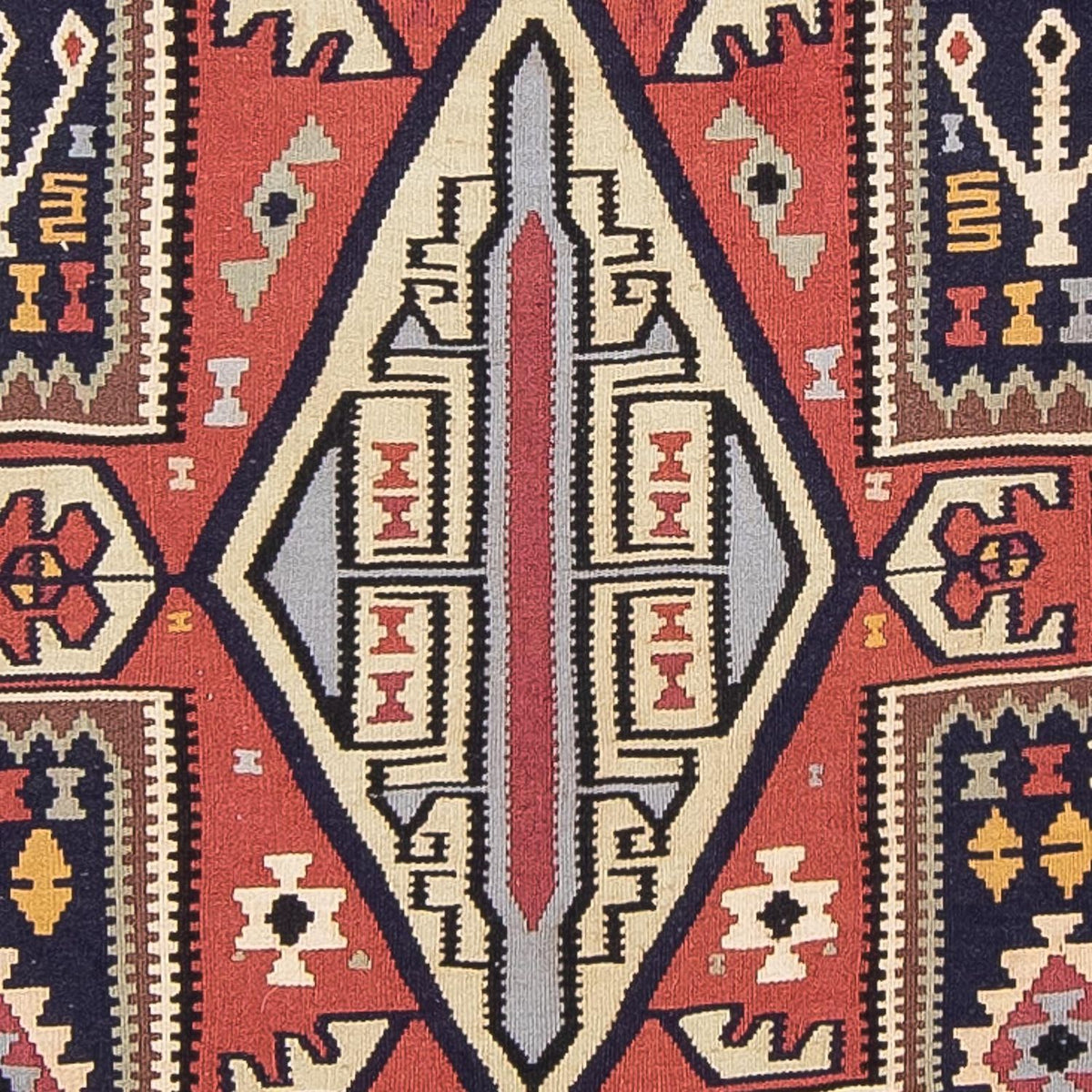 Biegacz Dywan Kelim - Orientalny - 382 x 102 cm - wielokolorowy