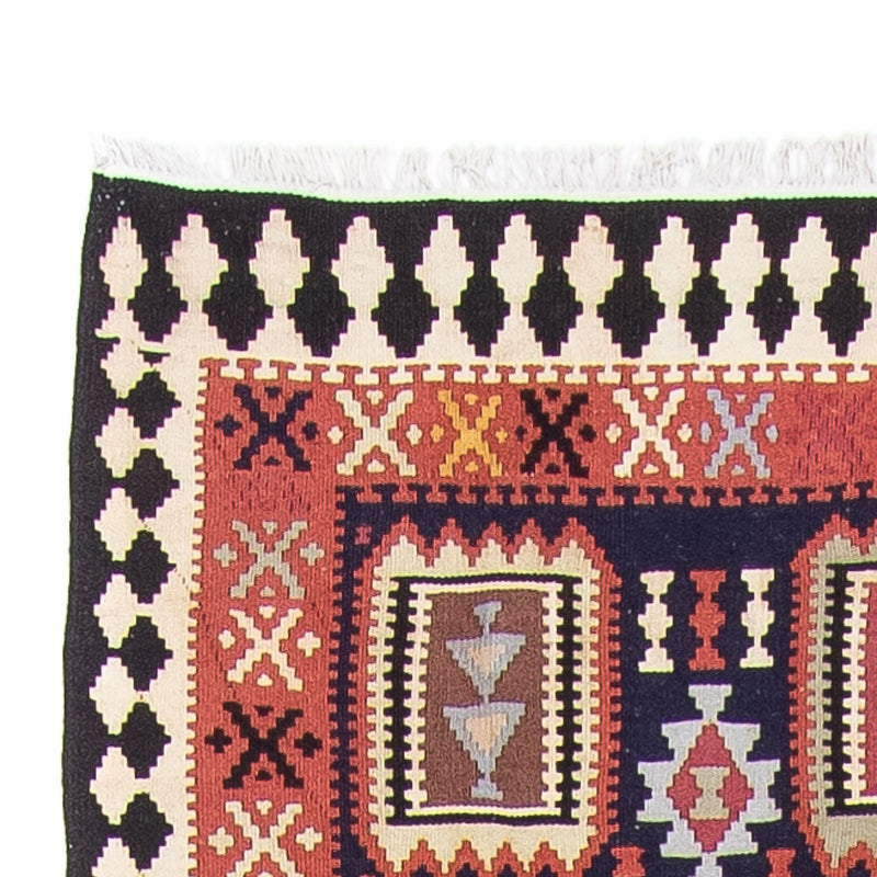 Biegacz Dywan Kelim - Orientalny - 382 x 102 cm - wielokolorowy