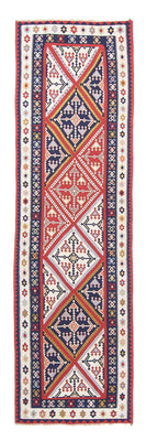 Biegacz Dywan Kelim - Orientalny - 384 x 100 cm - wielokolorowy