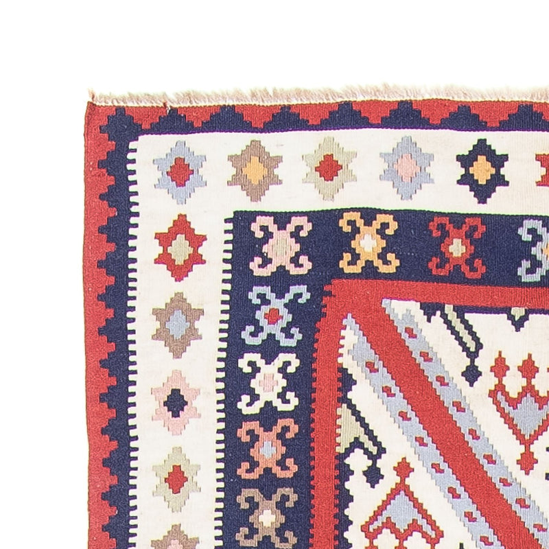 Biegacz Dywan Kelim - Orientalny - 384 x 100 cm - wielokolorowy