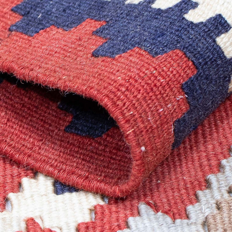 Biegacz Dywan Kelim - Orientalny - 384 x 100 cm - wielokolorowy