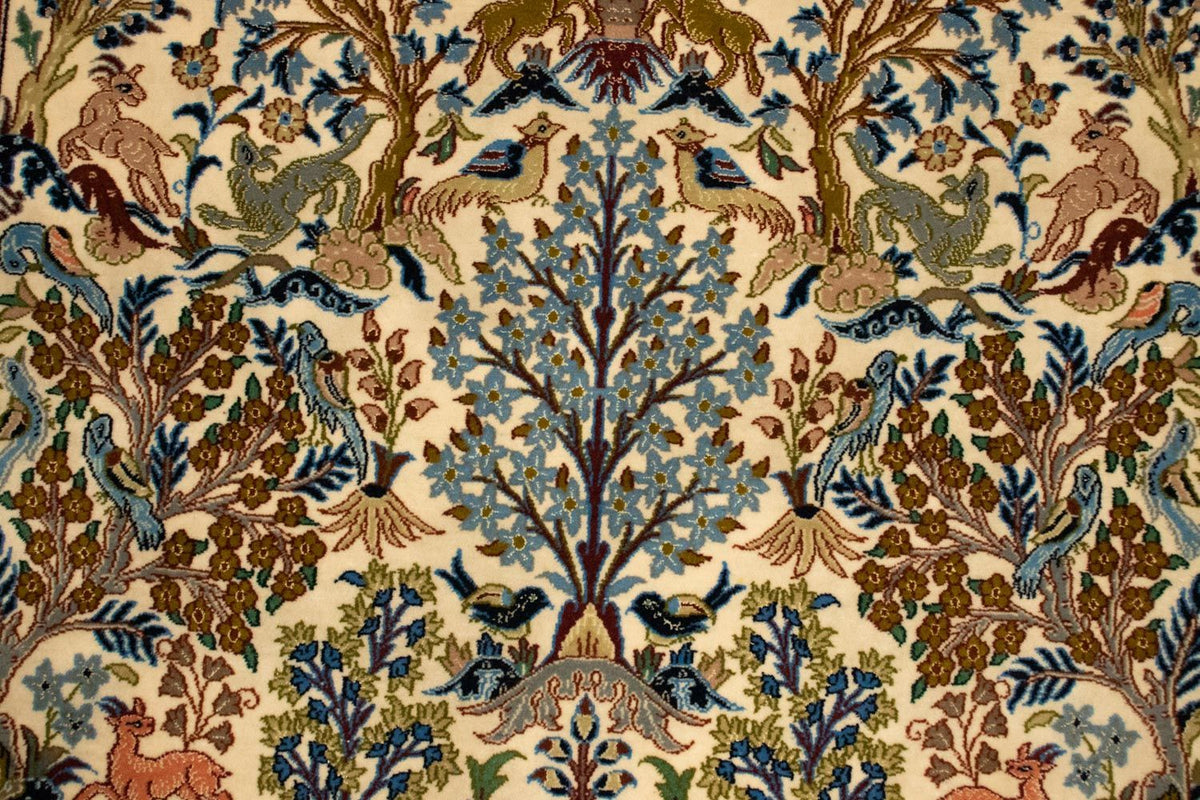 Dywan perski - Isfahan - Premium - 170 x 109 cm - beżowy