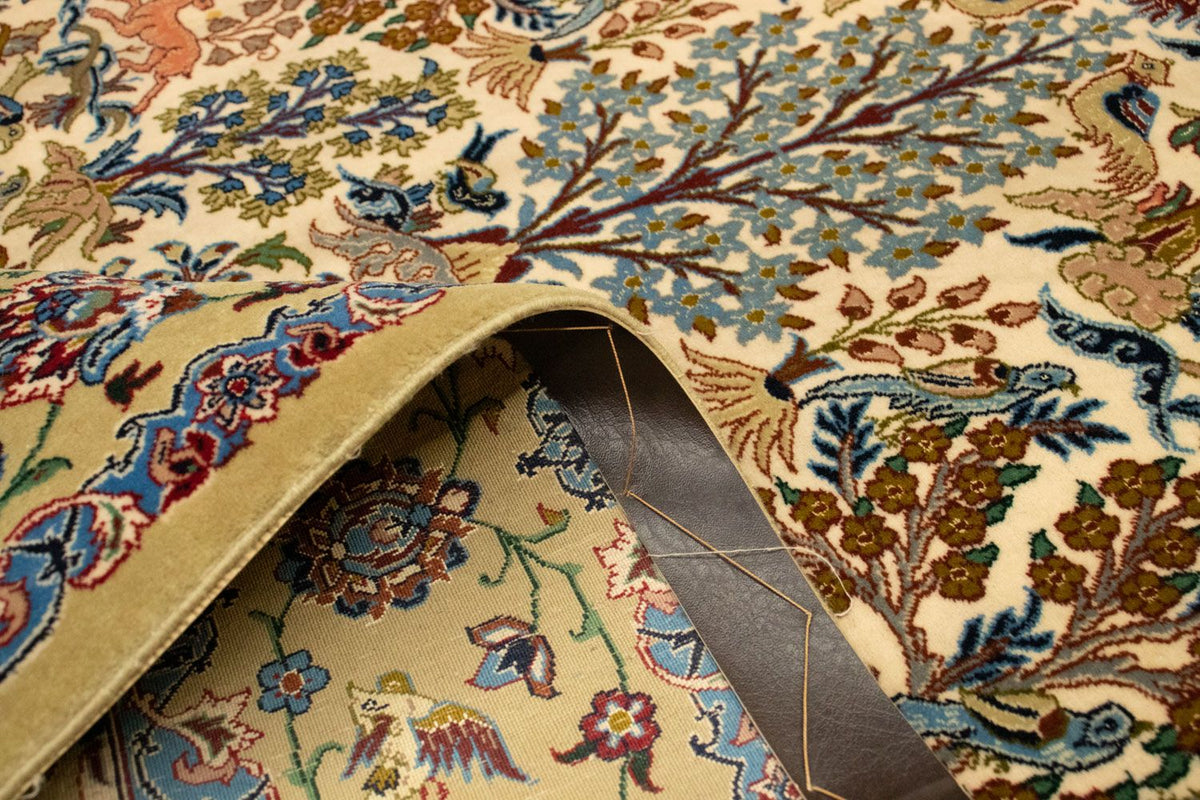 Dywan perski - Isfahan - Premium - 170 x 109 cm - beżowy