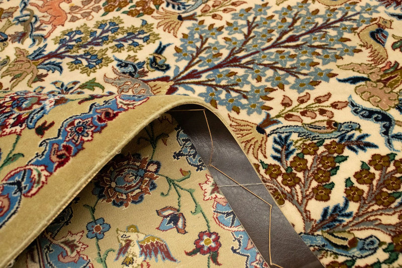 Dywan perski - Isfahan - Premium - 170 x 109 cm - beżowy