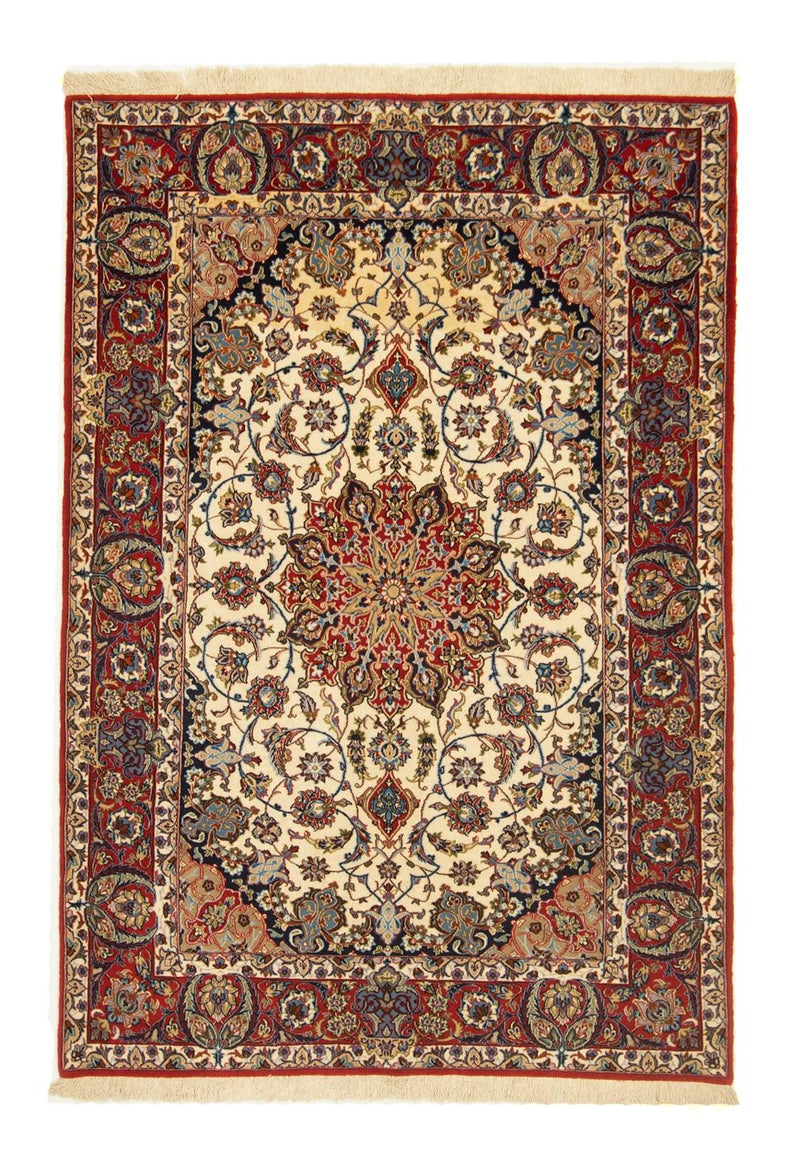 Dywan perski - Isfahan - Premium - 160 x 110 cm - beżowy